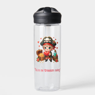 Bouteille D'eau Le magnifique pirate de la Saint Valentin