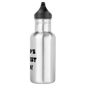 Bouteille D'eau Le meilleur Baba du monde du Black Text (Droite)