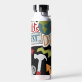 Bouteille D'eau Le meilleur papa du monde (Gauche)