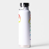 Bouteille D'eau Le mot unique expressif et étrange de SlipperyJoe (Plage)