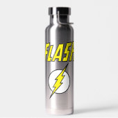 Bouteille D'eau Le nom Flash et logo d'éclair (Gauche)