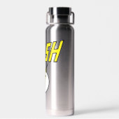 Bouteille D'eau Le nom Flash et logo d'éclair (Arrière)