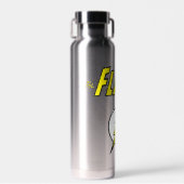 Bouteille D'eau Le nom Flash et logo d'éclair (Avant)
