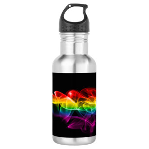 Bouteille D'eau Le panache de SlipperyJoe d'énergie arc-en-ciel ca