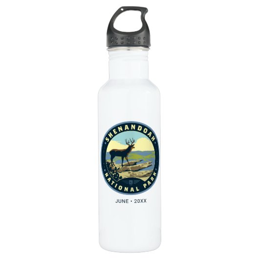 Bouteille D'eau Le Parc national de Shenandoah (Devant)