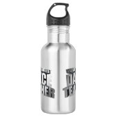 Bouteille D'eau Le plus grand professeur de danse du monde (Devant)