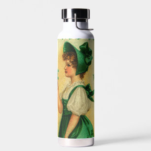 Bouteille D'eau "Le port du vert" carte vintage, 1907