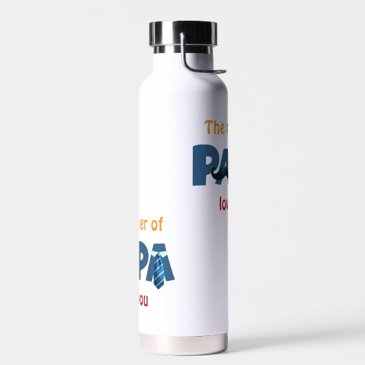 Bouteille D'eau Le pouvoir de papa (Gauche)