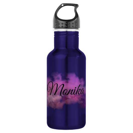 Bouteille D'eau Le rose a conçu la coutume (Devant)