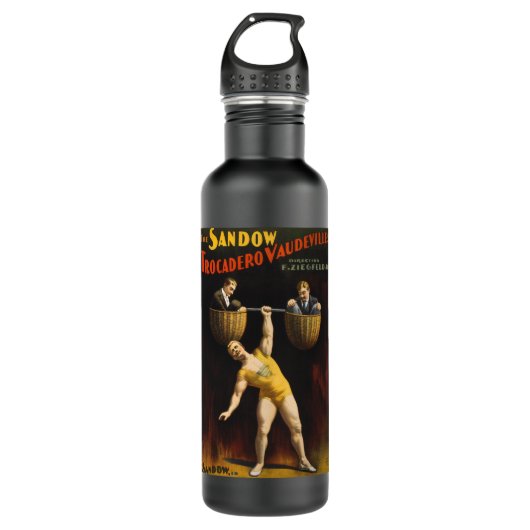 Bouteille D'eau Le Sandow Eugen Sandow Vaudeville Weightlifter (Devant)