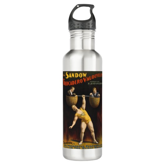Bouteille D'eau Le Sandow Eugen Sandow Vaudeville Weightlifter (Devant)