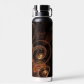 Bouteille D'eau Le son de la musique Art Abstrait (Arrière)