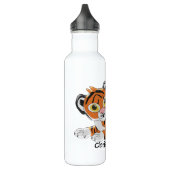 Bouteille D'eau Le tigre ajoutent juste le nom (Gauche)