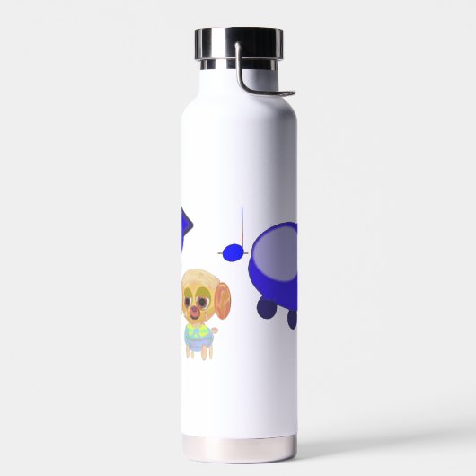 Bouteille D'eau Le vaisseau spatial bleu (Gauche)