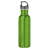 Bouteille D'eau Le visage fou du monstre vert (Dos)