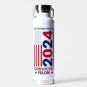 Bouteille D'eau Le vote de Trump condamné Felon 2024