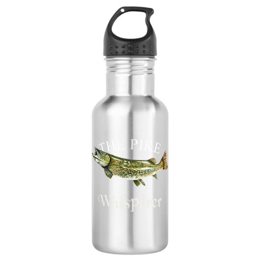 Bouteille D'eau Le Whisperer de brochet foncé (Devant)