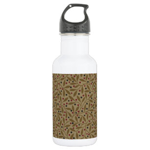 Bouteille D'eau Leaf Berry Classique Colorful Art Motif