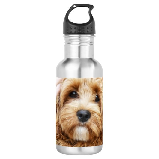 Bouteille D'eau L'eau adorable d'acier inoxydable de chiot de (Devant)