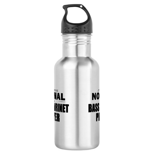 Bouteille D'eau Lecteur Clarinet Basse Normal (Dos)