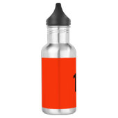 Bouteille D'eau Légendaire n° 14 en orange et noir (Gauche)