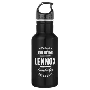Bouteille D'eau Lennox Nom personnalisé Anniversaire