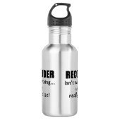 Bouteille D'eau L'enregistreur n'est pas tout (Devant)