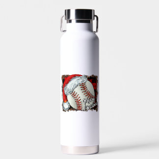 Bouteille D'eau Leopard de baseball de Noël