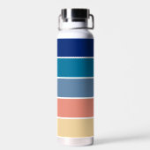 Bouteille D'eau les années 70 80s Retro Striped Stripes (Arrière)