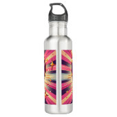 Bouteille D'eau les années 70 coeur pop art/Mug de Saint Valentin (Dos)