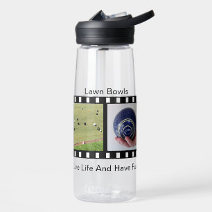 Bouteille D'eau Les Bowles De Pelouse Ont Amusement Et Vie Vie,