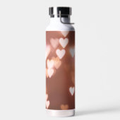 BOUTEILLE D'EAU LES COEURS DU JOUR DE ROSE VALENTINE (Gauche)