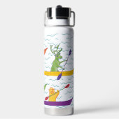 Bouteille D'eau Les créatures du kayak (Arrière)