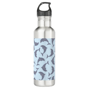 Bouteille D'eau Les dauphins dans le Motif marin