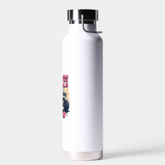 Bouteille D'eau Les Filles Aiment Aussi Les Camions Monstres Vinta
