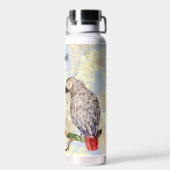 Bouteille D'eau Les gens cools ont des perroquets (Arrière)