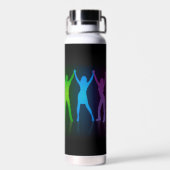 Bouteille D'eau Les gens du groupe de SlipperyJoe se tenant la mai (Arrière)