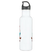 Bouteille D'eau Les gnomes m'ont incité à le faire (Dos)