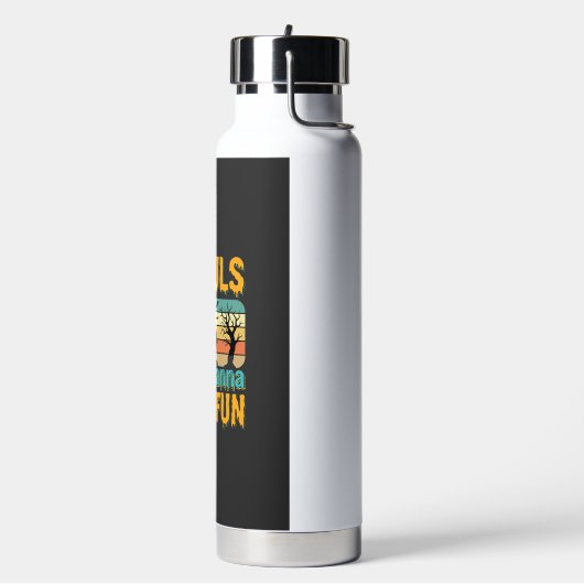 Bouteille D'eau Les goules veulent juste s'amuser Design Halloween (Gym)