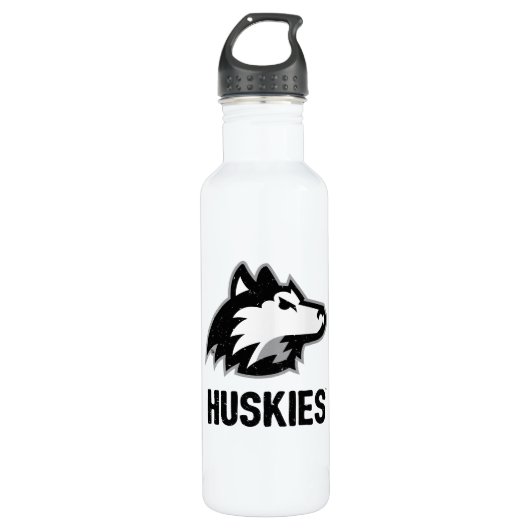 Bouteille D'eau Les Huskies de NIU en détresse (Devant)