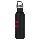 Bouteille D'eau Les larmes de mes étudiants (Dos)