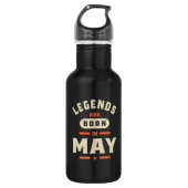 Bouteille D'eau Les légendes sont nées en mai - mai Anniversaire (Devant)
