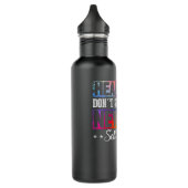 BOUTEILLE D'EAU LES LIGNES D'EN-TÊTE NE VENDENT PAS DE PAPES LES N (Gauche)