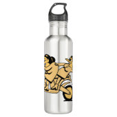 Bouteille D'eau Les motards. Allez-y. (Devant)