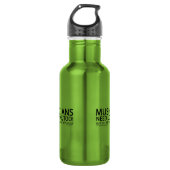 Bouteille D'eau Les musiciens ont besoin d'amour (Devant)