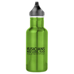 Bouteille D'eau Les musiciens ont besoin d'amour