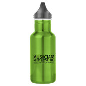 Bouteille D'eau Les musiciens ont besoin d'amour (Gauche)
