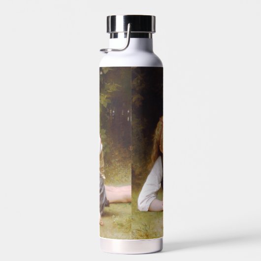 Bouteille D'eau Les Noisettes : Les jeunes filles ramassent les no (Plage)