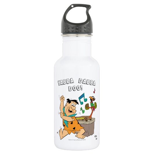 Bouteille D'eau Les Pierrafeu | Fred Flintstone Dancing (Devant)