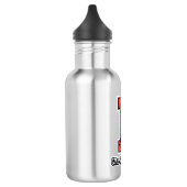 Bouteille D'eau Les Pierrafeu | Monogramme de style collégial (Gauche)